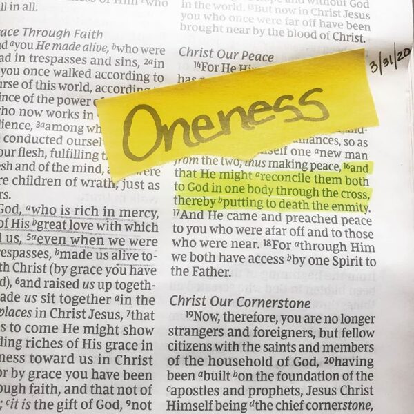 My Oneness With God.